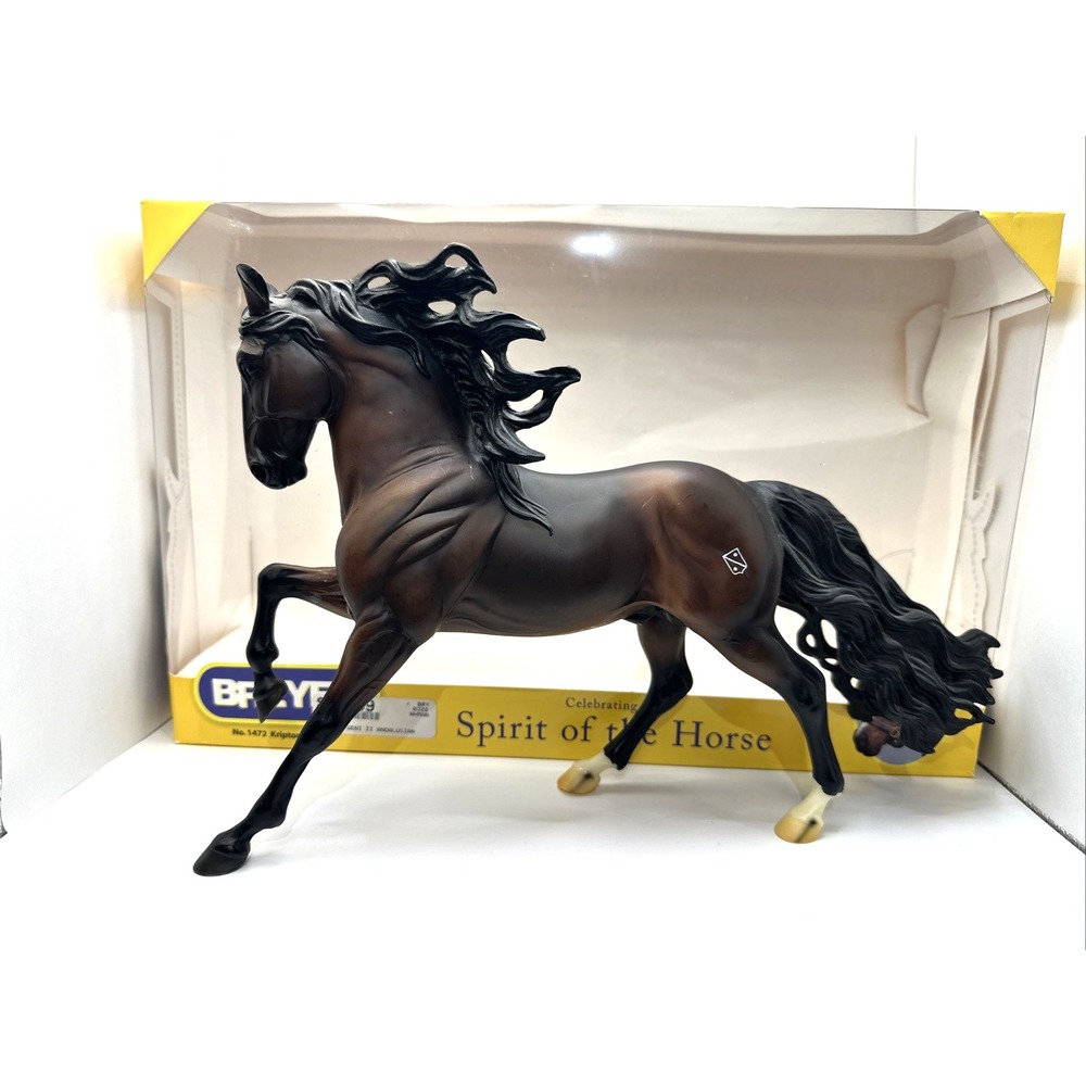 Breyer Kripton Seni II #1472 Andalusian Stallion Retired w/ Original Box
